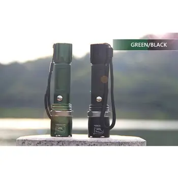

Super Bright Telescopic Focusing IPX6 Waterproof Rechargeable LED Flashlight Aluminium Alloy Torch Lamp Outdoor Lighting Tool