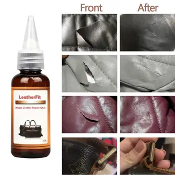 

30ml Universal Leather Repair Liquid Car Seat Sofa Coats Tool Cracks Holes Repair Scratch T2Y4
