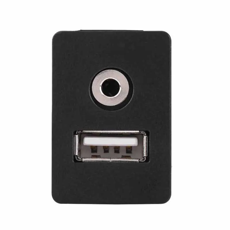3,5 мм) AUX Автомобильная приборная панель заподлицо USB 2,0 разъем свинцовый Удлинительный кабель MA1128