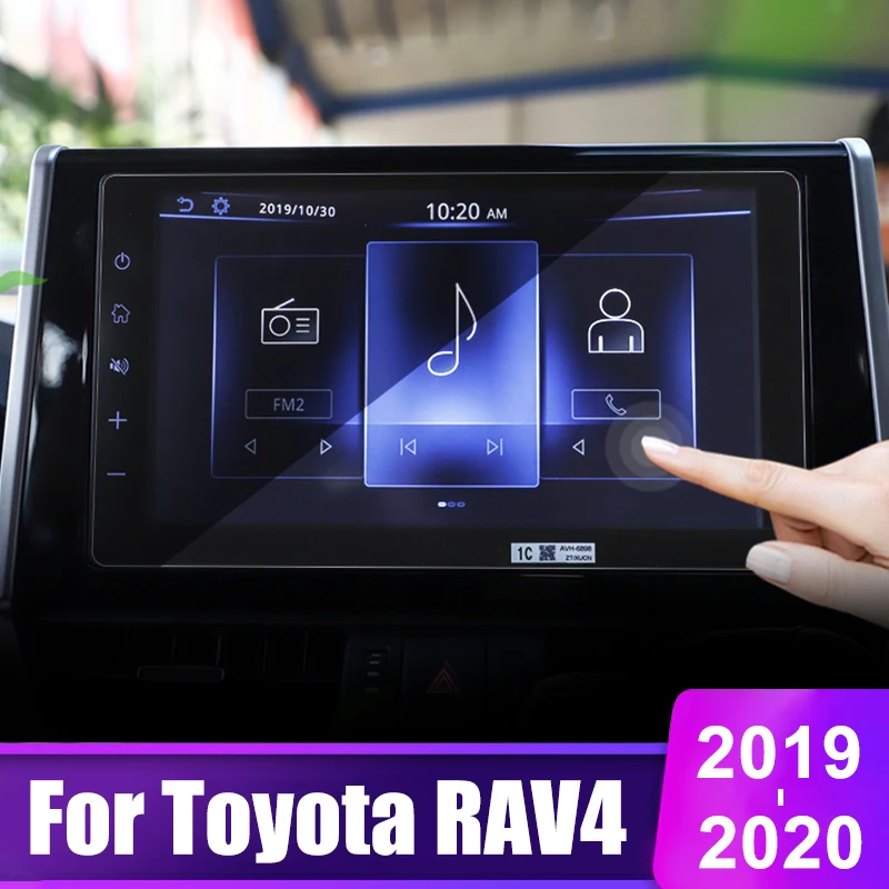 

10.1 Inch For Toyota RAV4 2019 2020 Tempered Glass Car DVD GPS Navigation Screen Protector Display Film LCD Protective Sticker