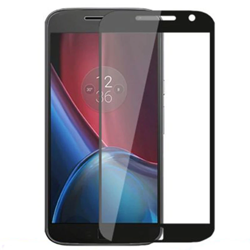 2 шт 3D закаленное стекло для Motorola Moto G4 плюс полный экран Защитная пленка