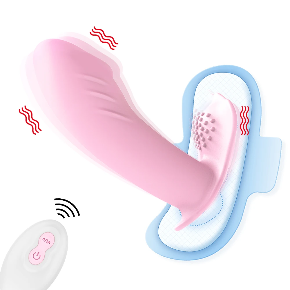 Vibrateur papillon portable pour stimulation g-spot et clitoridienne_voghion.com