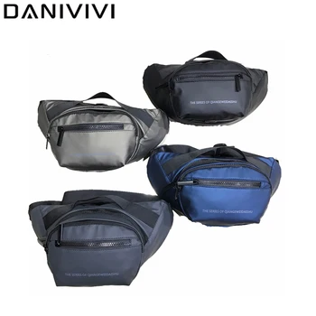 

Men Waist Bag Casual Waterproof Fanny Pack Men's Belt Bag Purse Outdoor Large Capacity Pockets Shoulder Chest Bags Bananas Nerka