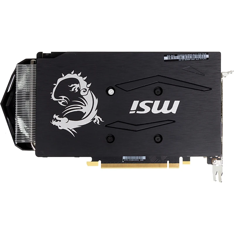 Видеокарта MSI nVidia GeForce GTX 1660, GTX 1660 ARMOR 6G OC