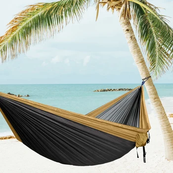 

Furniture Leisure Sleeping Hanging Bed Hiking Camping Hammock Outdoor Backyard Leisure Sleeping Hanging Swing Chair Bed