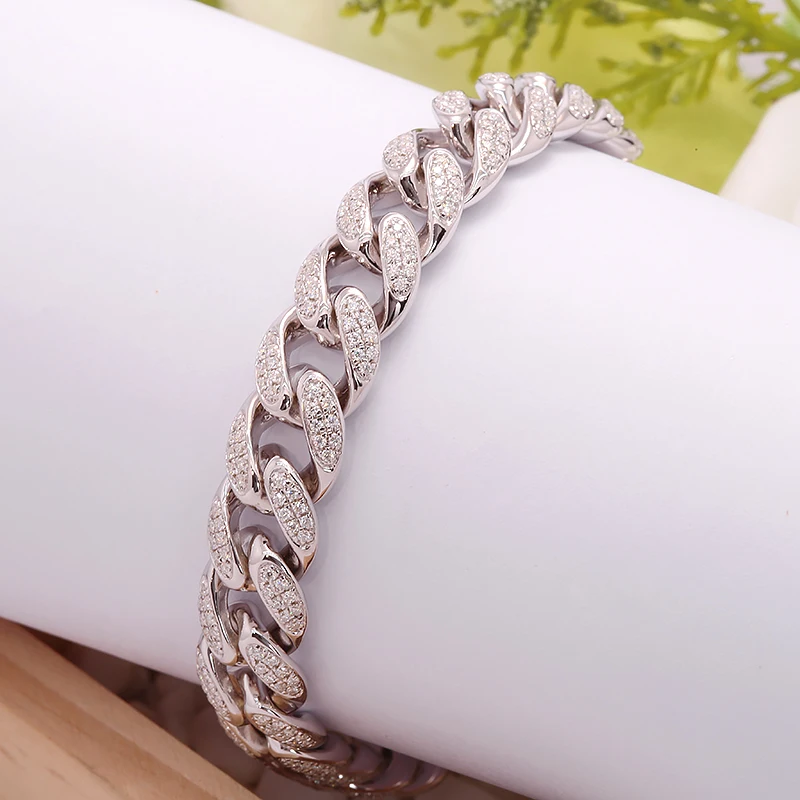 Aeaw Moissanite Luxury Cuban Curb Miami 