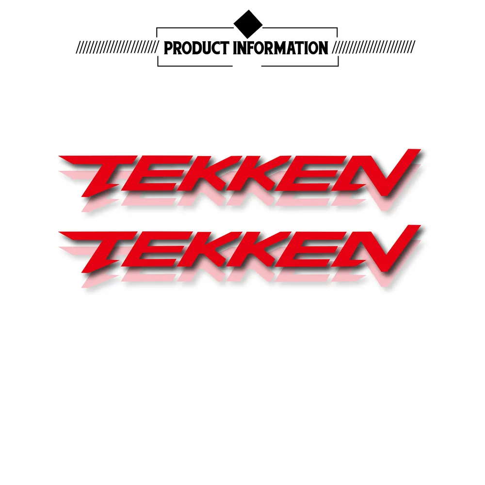 8 X New Moto Rcycle Bicycle Tank Wheel Notebook Riflettente Impermeabile Per Tekken Scooter Tekken Game Play Moto Sticker