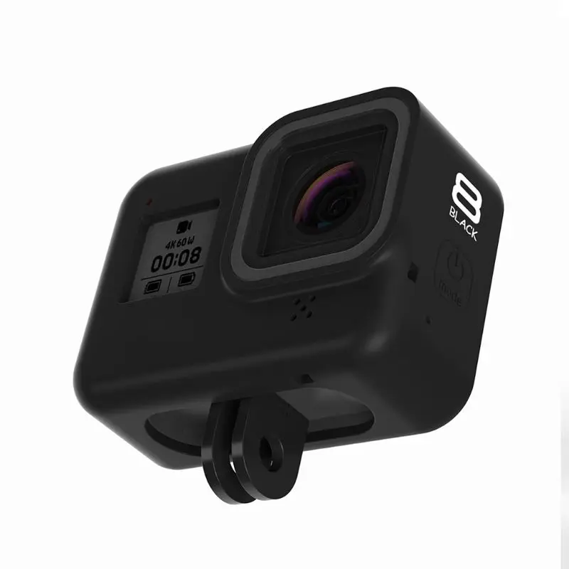 Силиконовый защитный чехол Корпус оболочка с ремешком для камеры gopro Hero 8