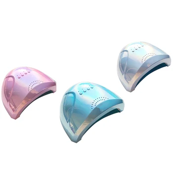 

Cool Color Nail Light 24/48W Dual Power Setting Led Uv Nail Phototherapy Machine Nail Polish Curing Induction Dryer Eu Plug