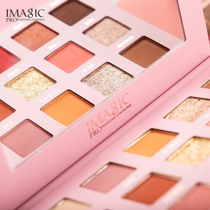IMAGIC Eyeshadow Palette 15 Colors Matte Shimmer Glitter Matte Paleta Maquillaje Profesional Dream Back Childhood Theme Makeup