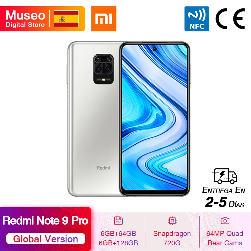 Global Version Xiaomi Redmi Note 9 Pro 6GB 64GB Snapdragon 720G 64MP AI Quad Camera Smartphone Note 9 Pro 5020mAh 30W QC Global Version Xiaomi Redmi Note 9 Pro 6GB 64GB Snapdragon 720G 64MP AI Quad Camera Smartphone Note 9 Pro 5020mAh 30W QC
