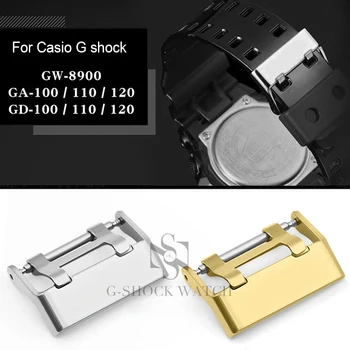 

22mm Stainless Steel Buckle for Casio G-SHOCK GA110 GA100 GA700 GD100 GD120 GD140 GW8900 Watch Metal Loop Holder Ring Clasp