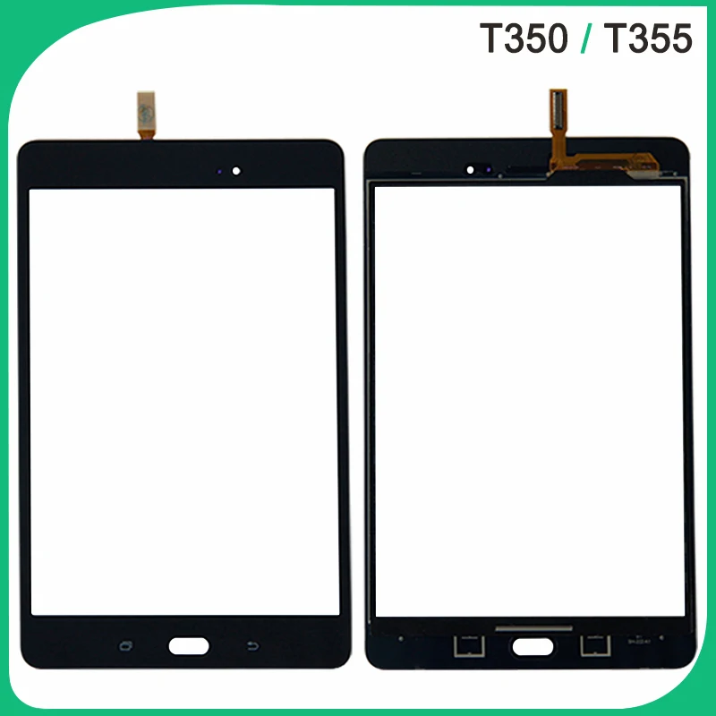 10 шт Новый t355 Сенсорный экран для samsung Galaxy Tab A SM-T355 T350 touch стеклянная панель датчика кодирующего преобразователя Tablet Замена