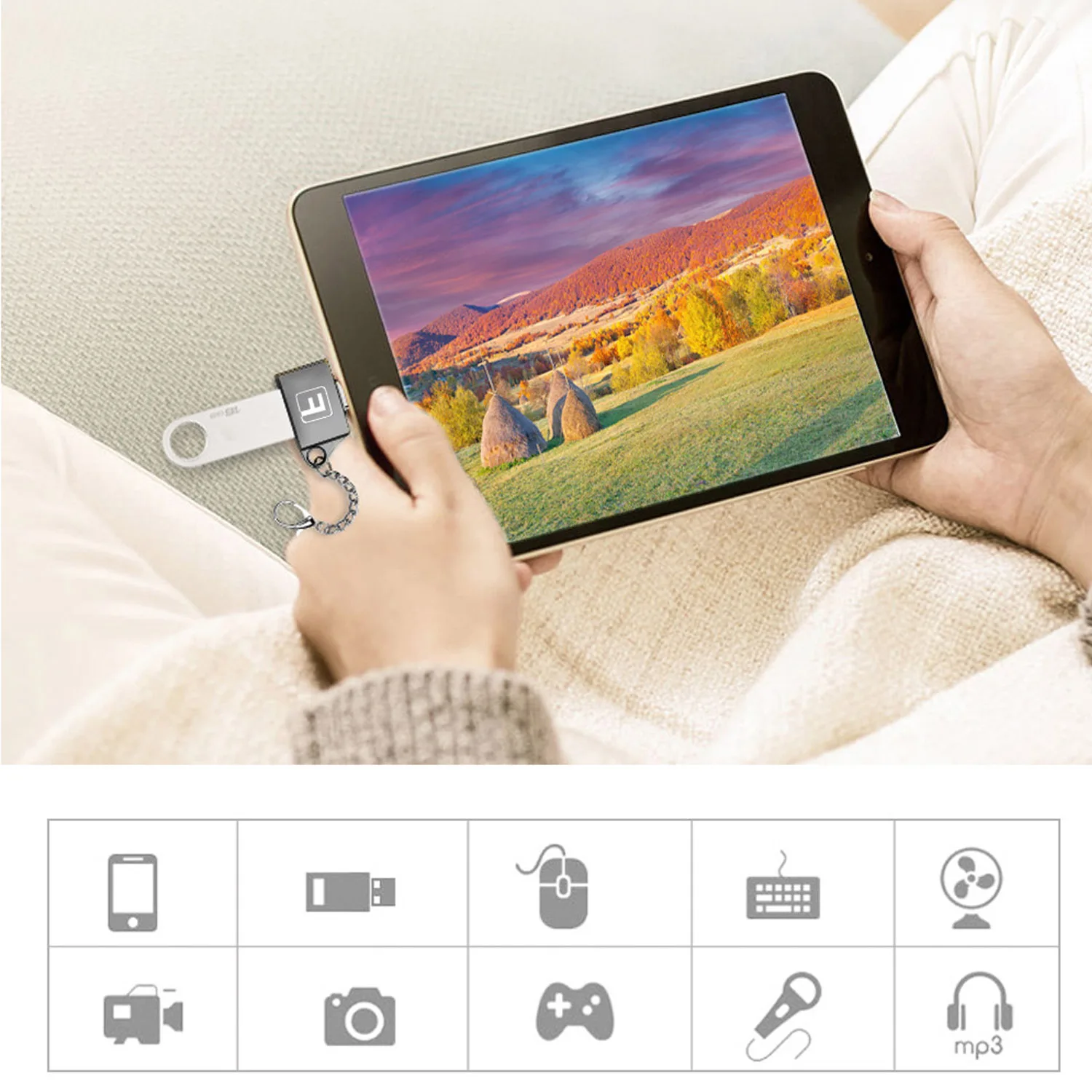 VONETS 4 шт. алюминиевый сплав usb type C для USB 3,0 адаптер конвертер с брелком для MacBook Pro samsung Galaxy Note 8