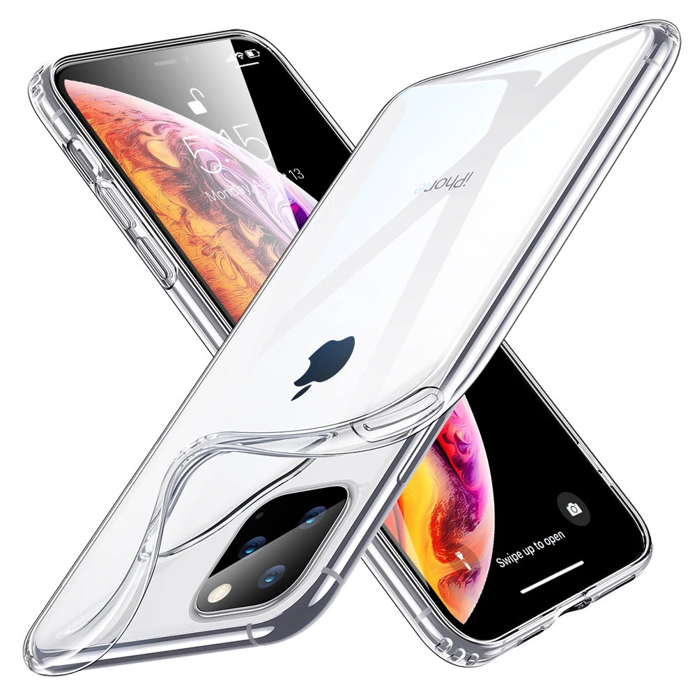 Transparant ESR чехол для iPhone 11 Pro Max Чехол Мягкий ТПУ бампер чехол для iPhone 11 11 Pro Роскошный прозрачный чехол для iPhone X XS XR XS Max - Цвет: Transparant