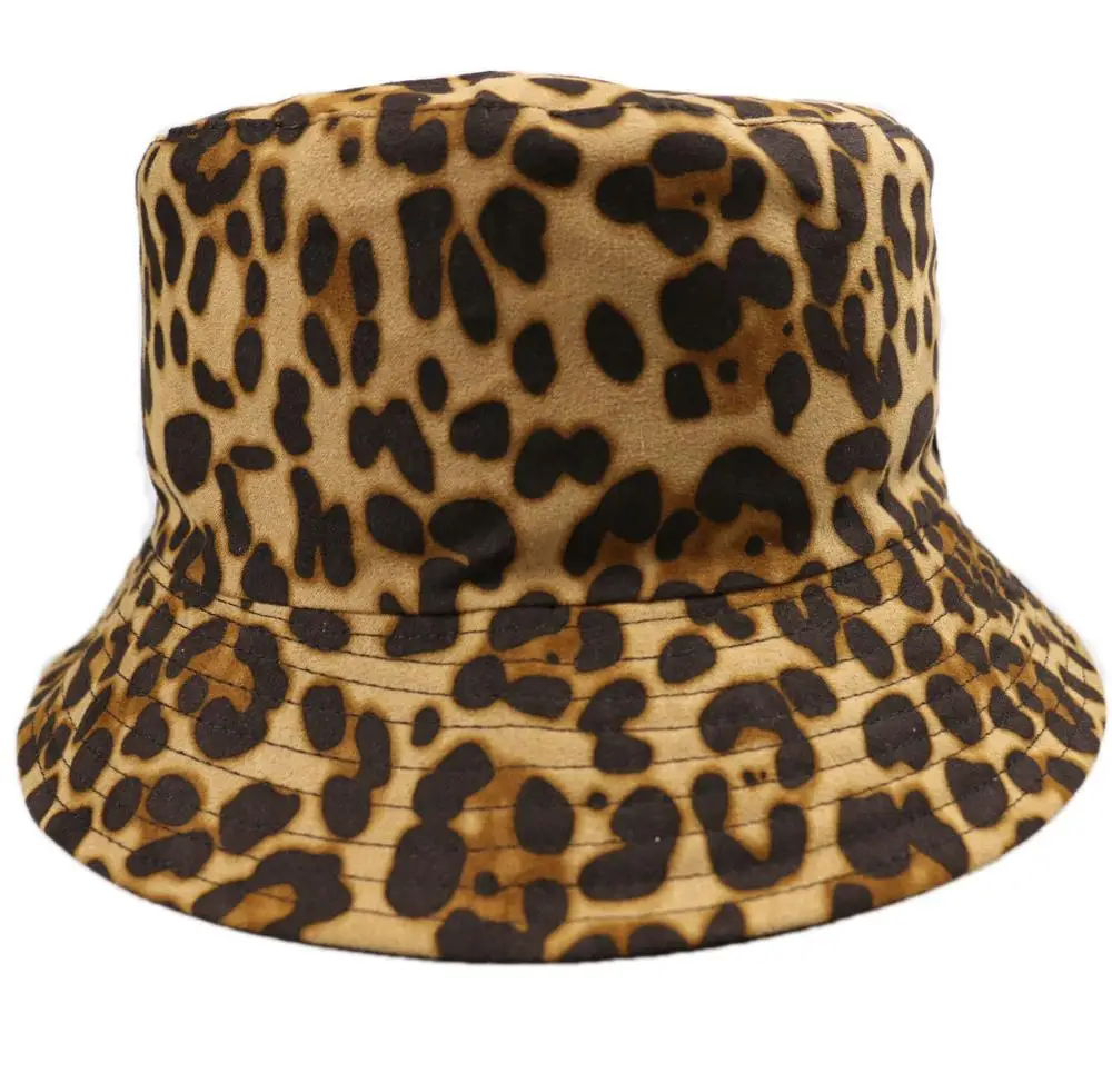 Новинка, модные летние леопардовые шляпы с животным принтом, рыболовные кепки для женщин и мужчин - Цвет: LP 05