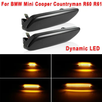 

2x Amber Side Marker Lights Dynamic For BMW Mini Cooper Countryman R60 2010-2017
