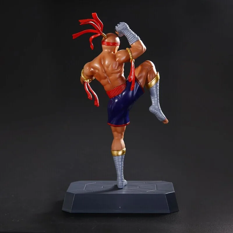 Игра Lee Sin ПВХ фигурка слепой монах 19 см Коллекционная модель игрушки Рождественский подарок