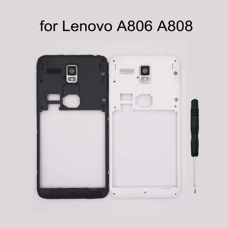 Оригинальный мобильный телефон Lenovo A806 A808 корпус средней рамы с задней камерой