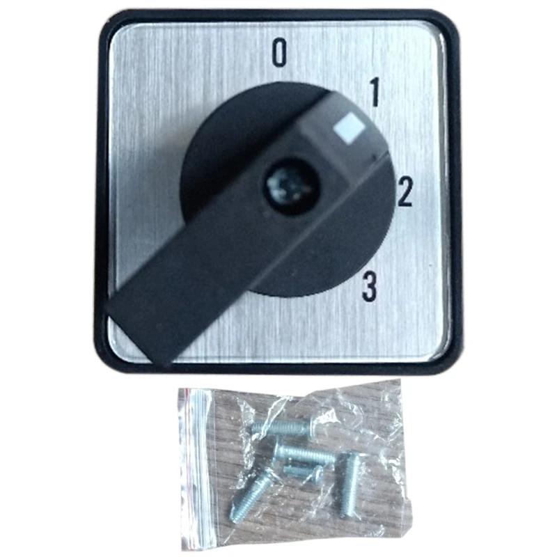 Interruptor de 4 posiciones de 660V 20A, Selector de polos, interruptor cambio leva rotativa Universal, interruptor de marcha atrás de Motor eléctrico|Piezas para herramientas| - AliExpress