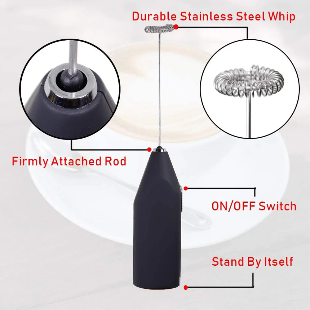 Generic Handheld Milk Electric Coffe And Foam Maker Egg Beater Whisk