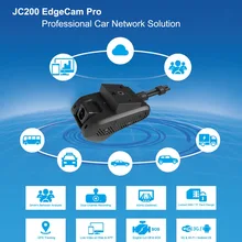 JC200 EdgeCam Pro 3g Автомобильный видеорегистратор Dash Camra Автомобильная камера с HD 1080P двойная камера, gps-трекер удаленный мониторинг потоковая передача