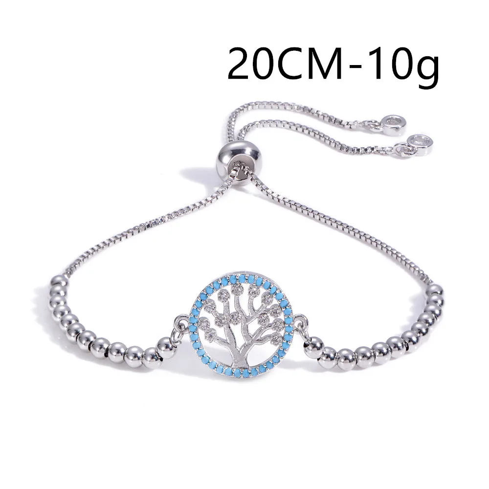 Дропшиппинг pulseira mujer moda прозрачный Кристальный Золотой шарм браслеты DIY для женщин Древо жизни регулируемый браслет ювелирные изделия