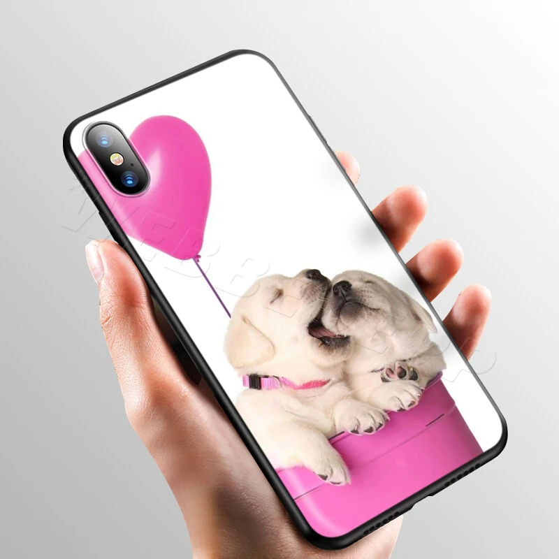 10 Webbedepp животное милая собака мопс чехол для Apple iPhone 11 Pro XS Max XR X 8 7 6 6S Plus 5 5S SE - Цвет: 10