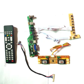 

For M190E3-L01/L02/L0A T.V53 controller board VGA HDMI AV USB RF Remote+Inverter+keyboard 4CCFL 30Pin LVDS LCD display panel Kit