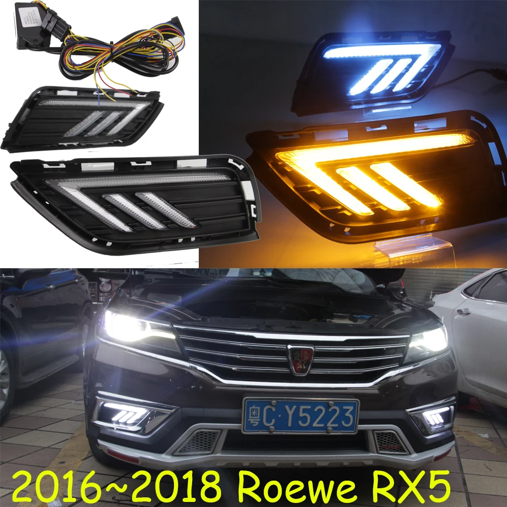 2018y автомобильный БАМПЕР фара для Roewe RX5 противотуманная фара дневного света светодиодный провод hanress фара для Roewe RX5 противотуманная фара