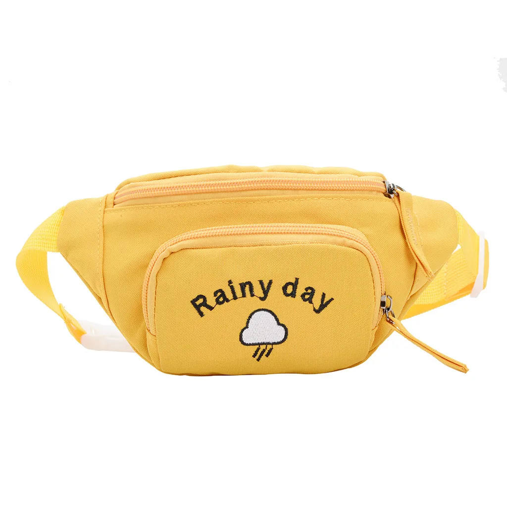 Поясная сумка, Женская сумочка, Детская мода, нагрудный карман, сумка через плечо, сумочка для монет, для детей, Женская поясная сумка - Цвет: Цвет: желтый