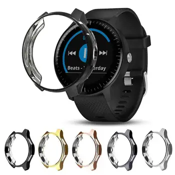 

Plating Protective Shell For Vivoactive 3 Fashion Ultra-Thin Smart Watch Protective Case Cover Protector Frame for Vivoactive 3