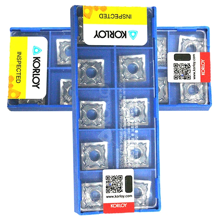 Корея KORLOY SNMG120404-GS PC9030 SNMG120404-HA H01 SNMG150612-GR NC3020(10 шт./лот) резец для внутренней обточки вставки