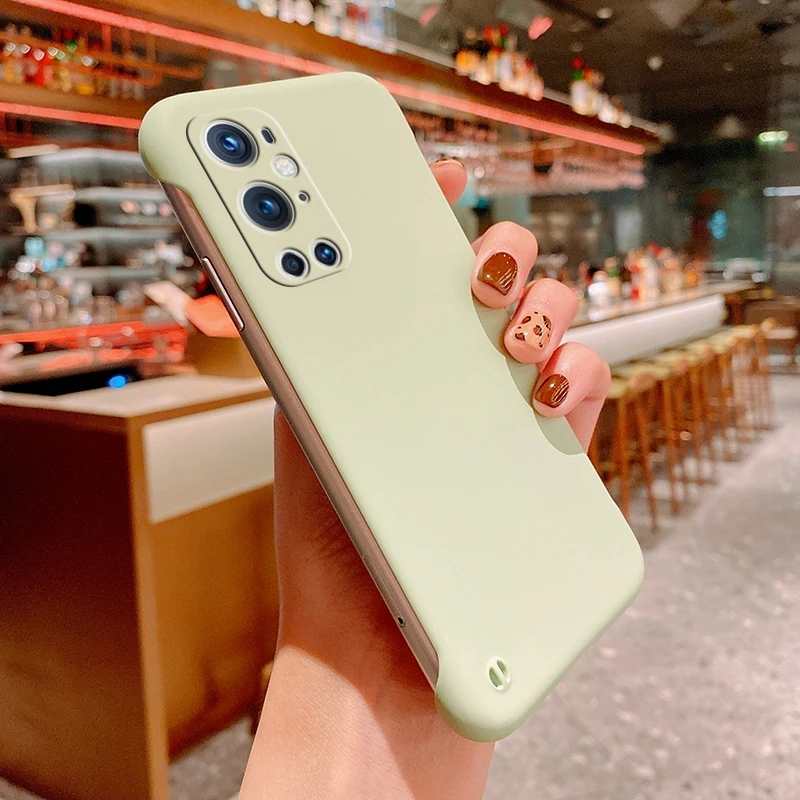 Borderless Protective Case For Oneplus 9 Pro For One Plus 10 8T 8 7 7T Pro 1+9R 10 Candy Color Matte Frameless Shockproo_voghion.com