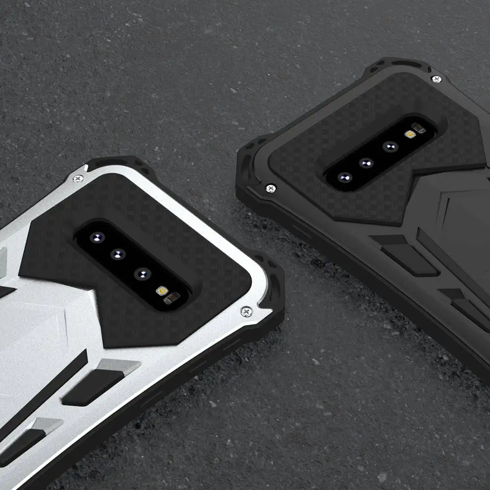 Открытый грязеотталкивающий водонепроницаемый алюминиевый+ Gorilla glass TPU чехол для samsung Galaxy S10 Plus/S10 5G чехол противоударный чехол