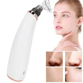 

5 in 1 Electric Blackhead Removal Suction Instrument Hot Compress Face Pore Cleaner Gold Acne Removal Cleaning Skin Care Tool