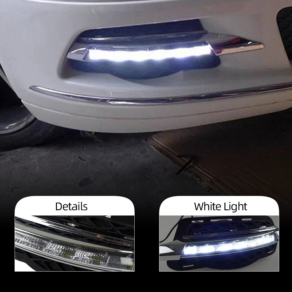 wholesale car styling For Mercedes Benz W204 C-class C180 C200 C250 C260 C300 2008-2010 LED DRL Daytime Running Light Daylight | Автомобили