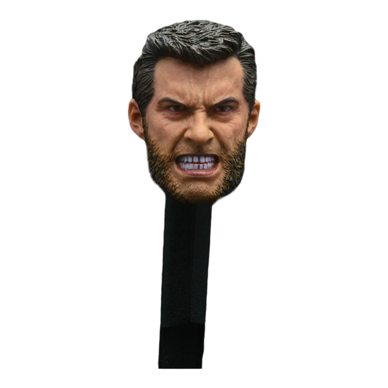 1/6 X Men голова Росомаха хуга Джекмана Логана для фигурки тела 12 дюймов|head sculpt|1/6 head