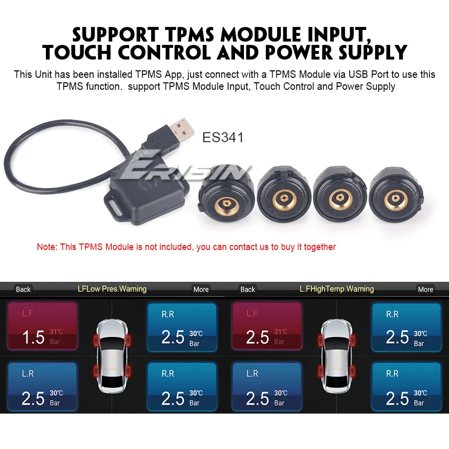 Cheap Erisin ES7753B 7" Android 9.0 Octa Core 4GB RAM Car DVD Radio BT for BMW 5 Series E39 E53 X5 M5 29