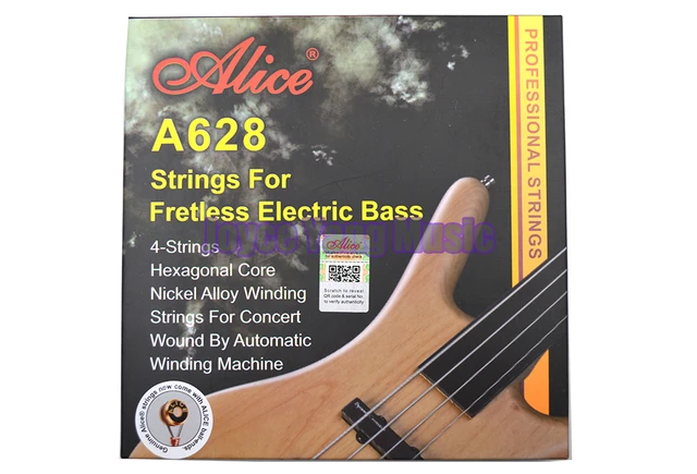 Alice – cordes de Concert pour basse électrique A628, en alliage