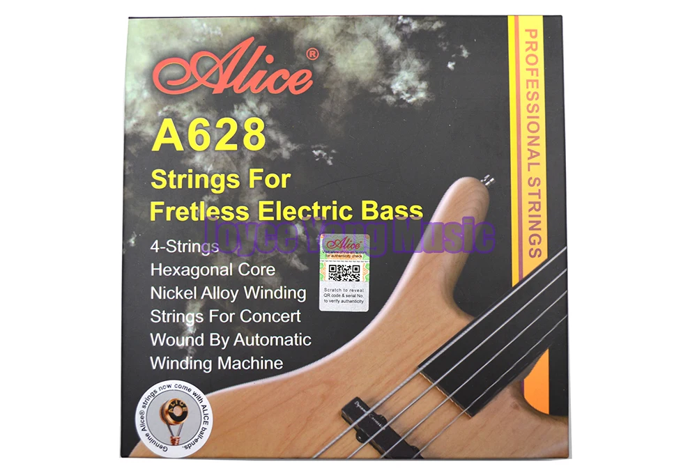 Alice – cordes de Concert pour basse électrique A628, en alliage