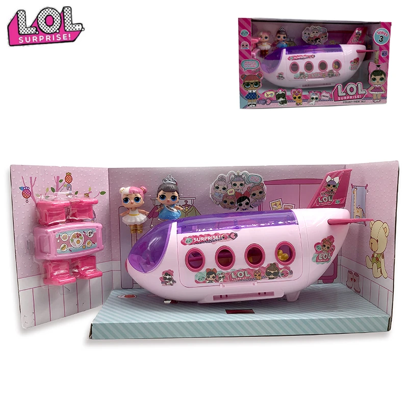 lol surprise doll plane