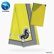 LIULANZHI шифоновые ткани желтые принты африканская шифоновая ткань для платья новое поступление Модальные ткани 4+ 2 ярдов ML9X18-ML9X82