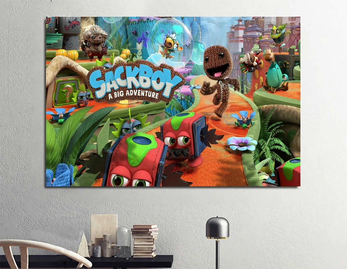 Sackboy A Big Adventure 2 Videogioco Canvas Poster Home Wall Painting Decoration (No Frame)
