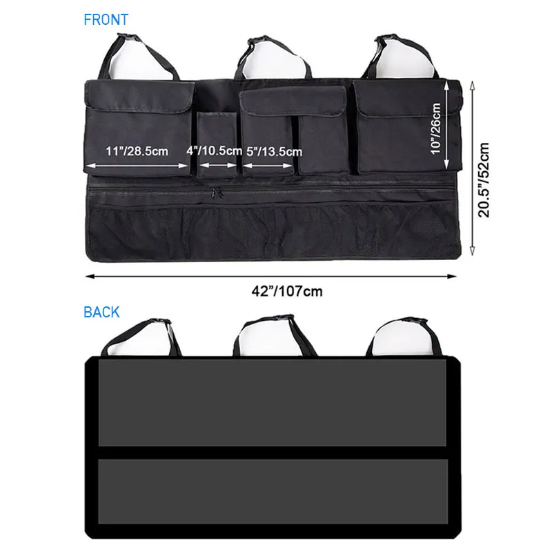 Waterproof Oxford Cloth Car Trunk Organizer Storage Bag