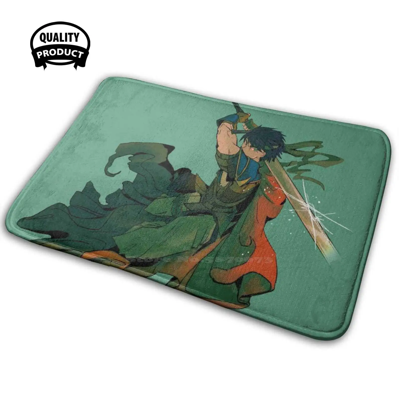 Ike 3D Soft Tappetino Antiscivolo Tappeto Cuscino Per Moquette Super Smash Bros Videogioco New Old Wii U Switch Nintendo Fire Emblem Rpg Gaming