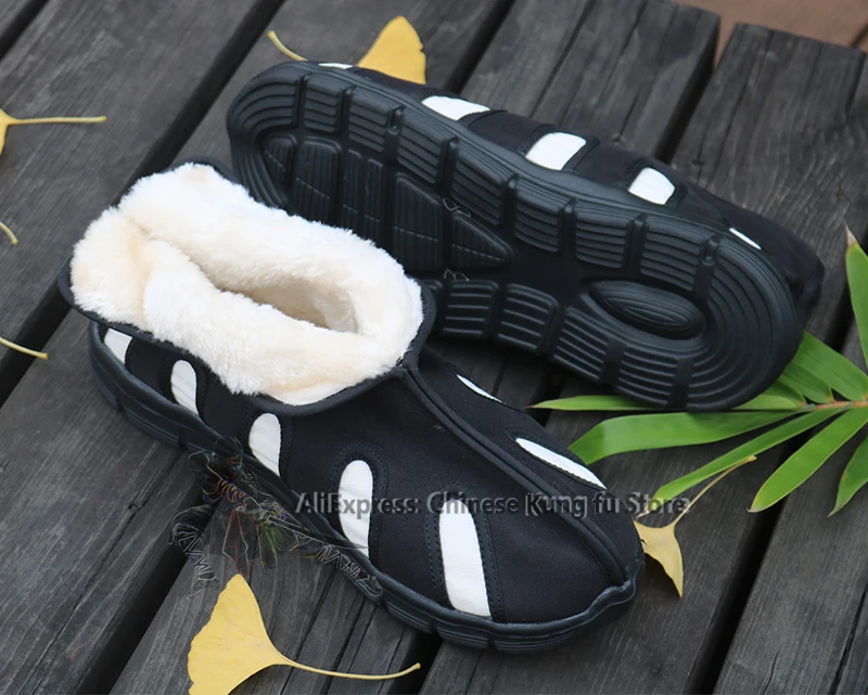 Winter Wudang Taoist Boots Shifang Kung fu Tai Chi Shoes Martial arts Sports Training Sneakers Takwondo Karate Shoes