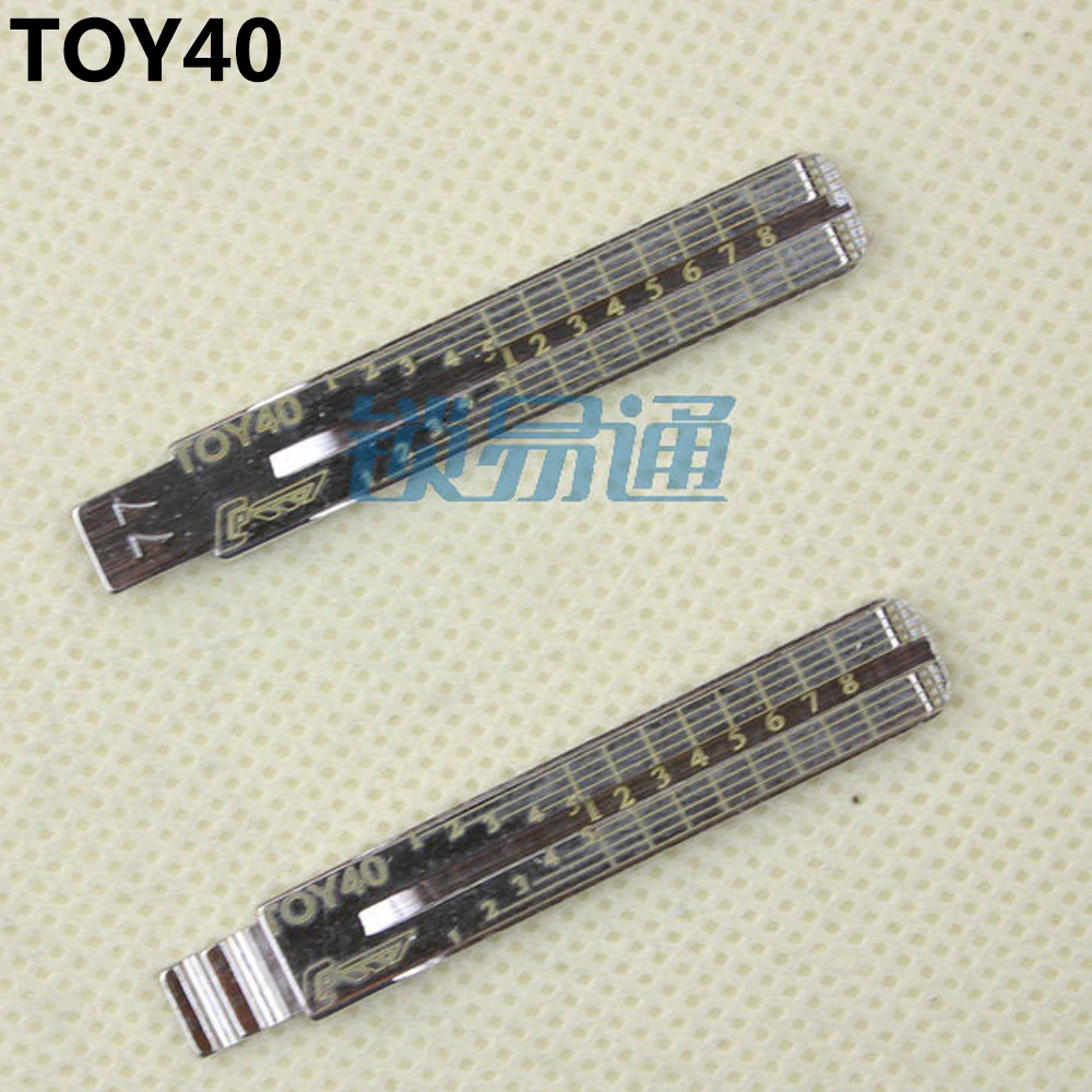 10 шт./лот TOY40 Выгравированный линейный ключ для 2 в 1 LiShi старого Lexus/Opirus/Mitsubishi/новый