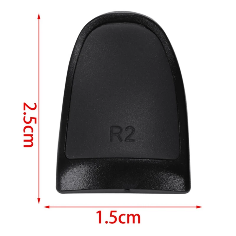2 пары пластиковых резиновых изогнутых пусковых кнопок L2 R2 для PlayStation 4 PS4 Dualshock