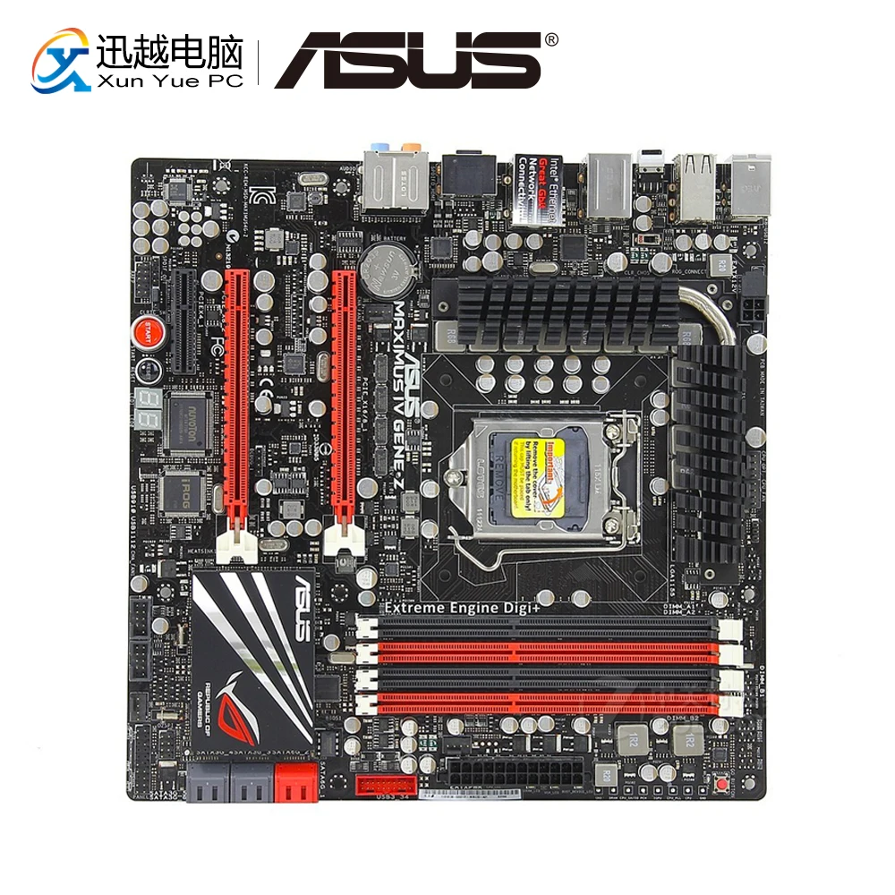 

Asus Maximus IV GENE-Z Desktop Motherboard Z68 Socket LGA 1155 For Core i7 i5 i3 Duo DDR3 32G USB3.0 uATXOriginal Used Mainboard